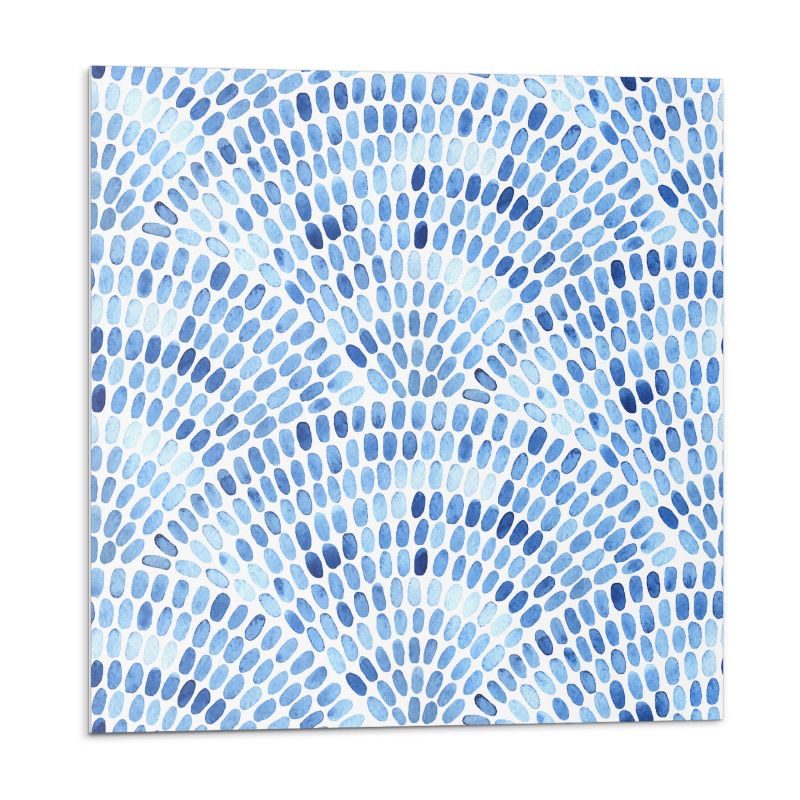 Kafelki samoprzylepne Wallfluent 20x20 cm Akwarelowe fale w kolorach 20 szt.