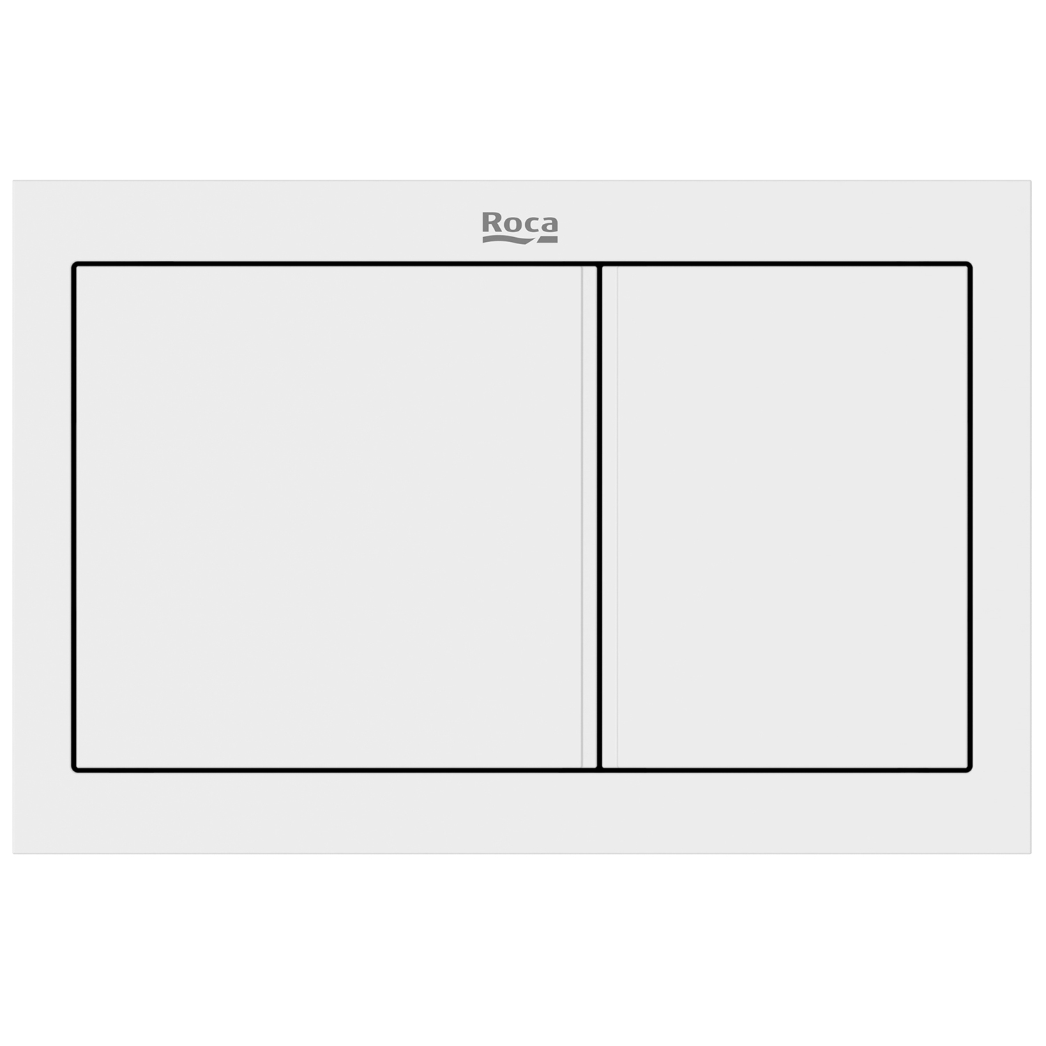 Roca Duplo S przycisk spłukujący do WC biały mat A890225307