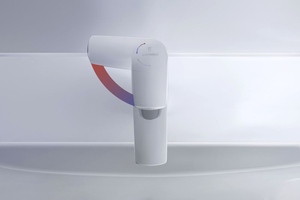 Duravit No.1 bateria umywalkowa stojąca Fresh Start chrom N11021001010