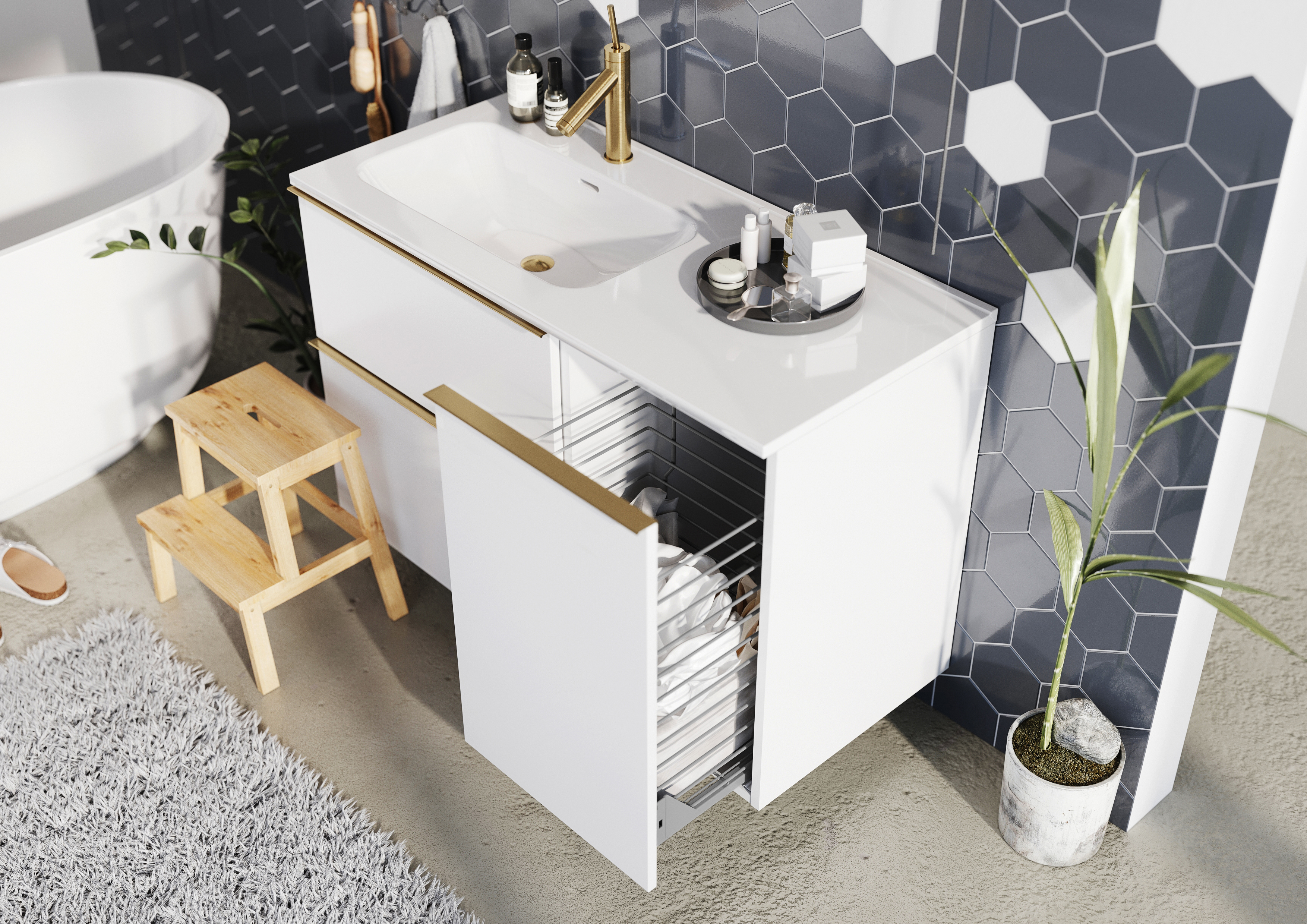 Elita Look uchwyt do szafki złoty połysk RE120400015570