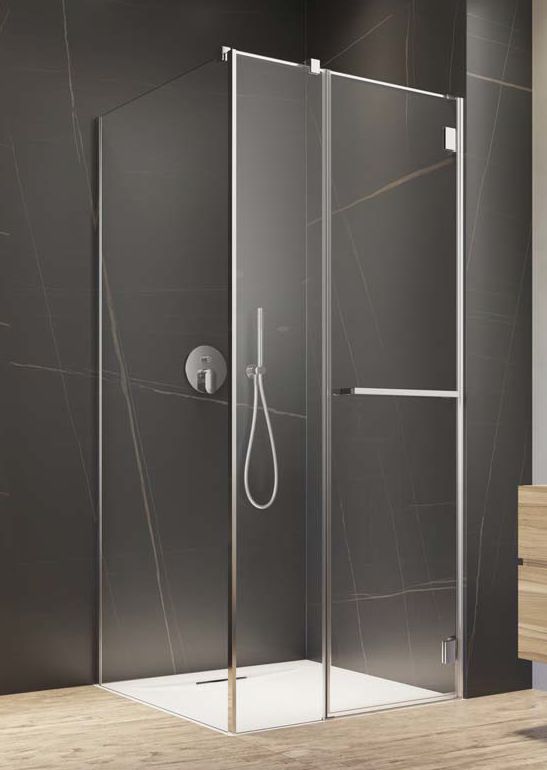 Radaway Carena KDJ kabina prysznicowa 100x80 cm prostokątna prawa chrom/szkło przezroczyste 134432-01-01NR