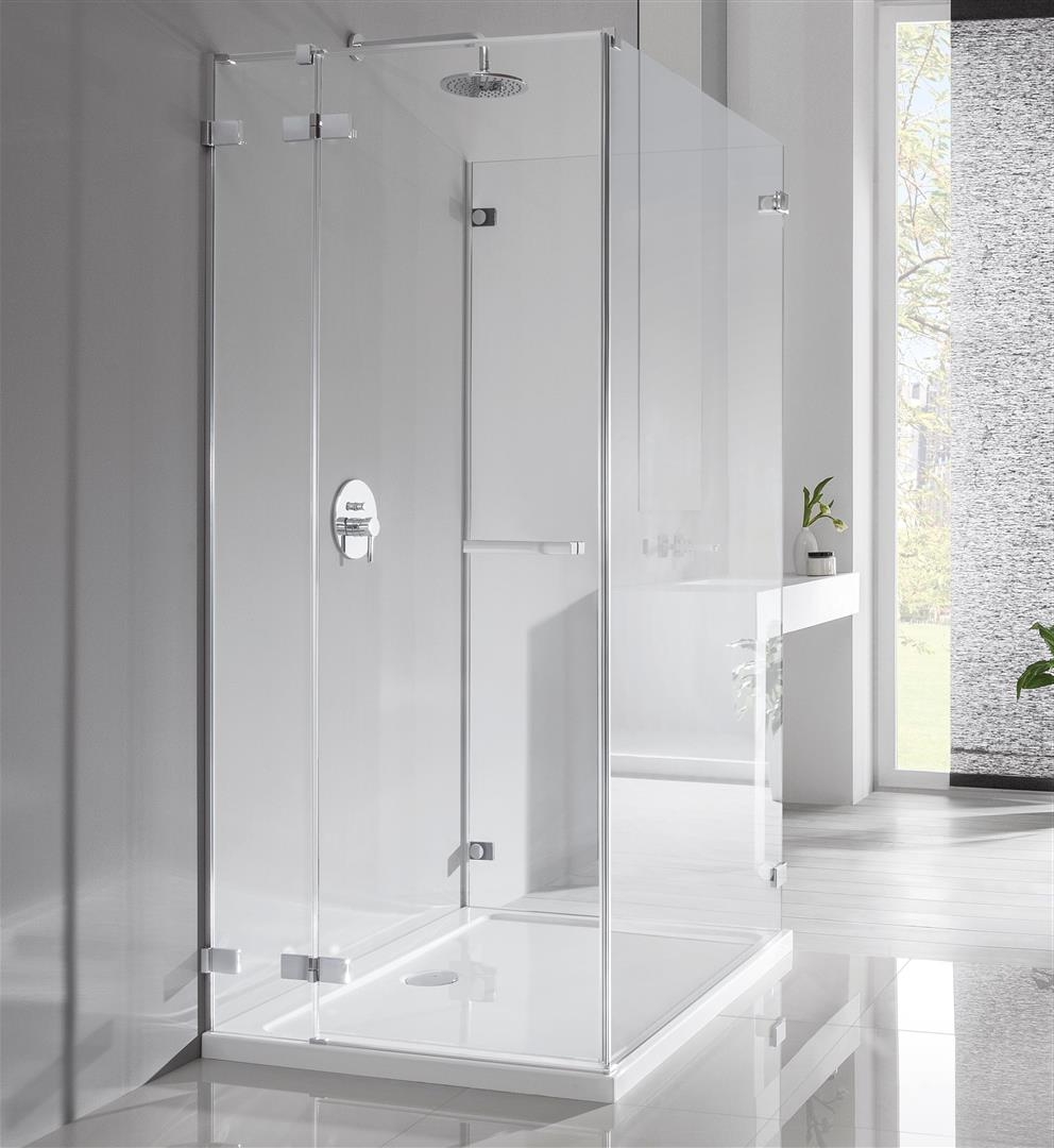 Radaway Euphoria KDJ P drzwi prysznicowe 90 cm lewe chrom/szkło przezroczyste 383612-01L/383241-01L