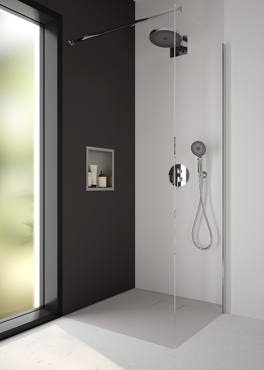 Oltens Vann deszczownica 26x26 cm okrągła chrom 37007100 - Wysyłka w 24h