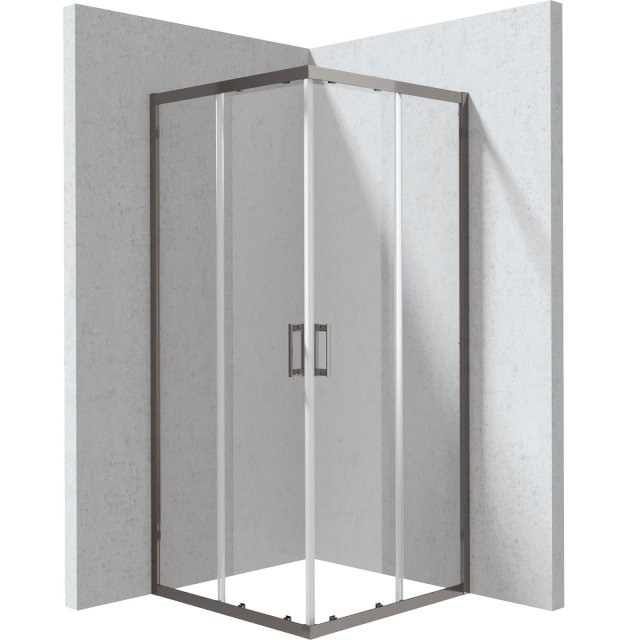 DEANTE Kabina prysznicowa kwadratowa FUNKIA titanium szkło transparen
