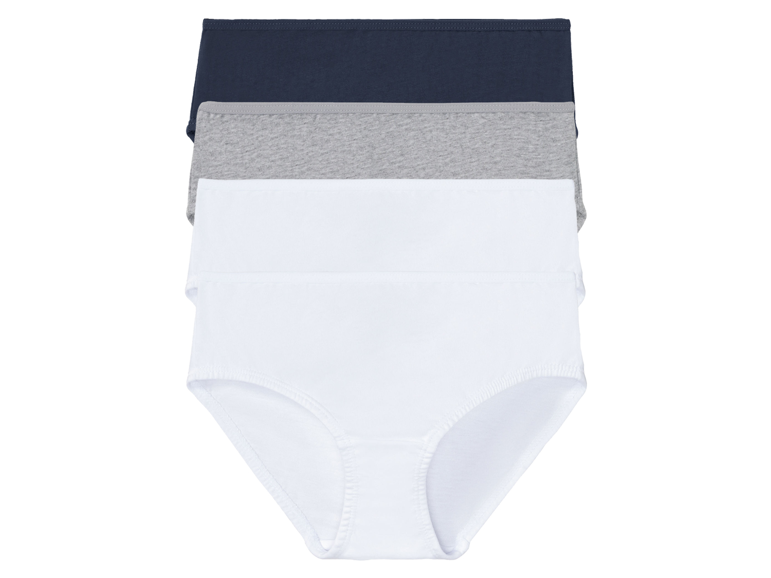 pepperts! Majtki dziewczęce, 4 pary 158/164, Granatowy/szary/biały