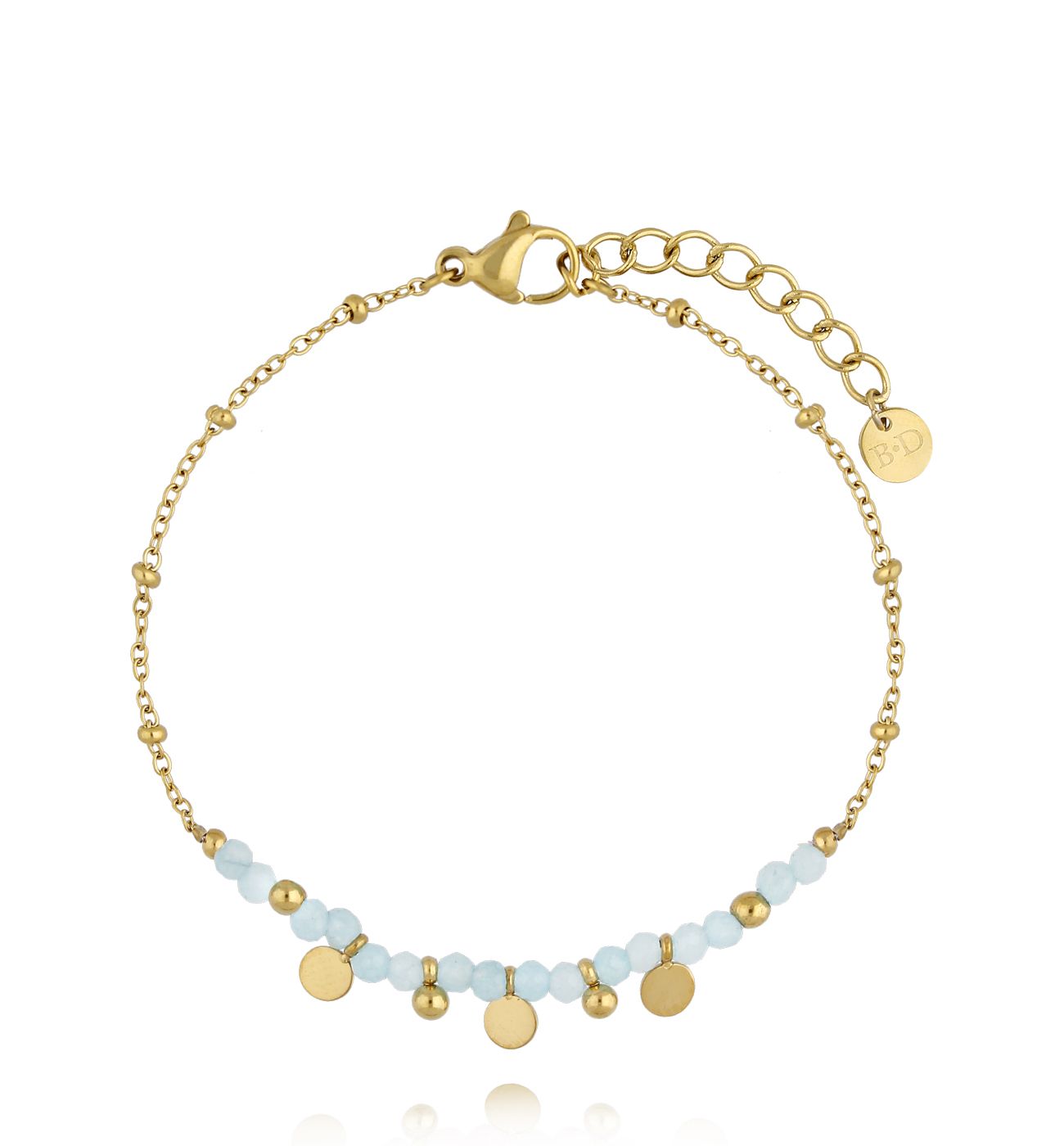 Bransoletka z amazonitami Rainforest - By Dziubeka