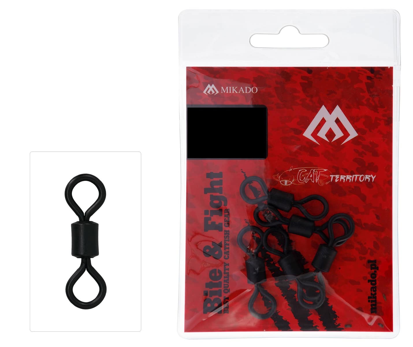 Mikado Krętlik Rolkowy Czarny Matt nr 4/0