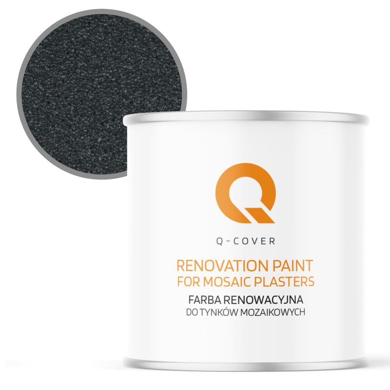 Farba Renowacyjna dla Tynku Mozaikowego Q-Cover Antracyt RAL7016 2.5L