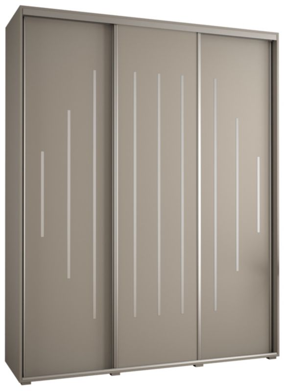 Szafa przesuwna Abiks 45 wysoka Dakota 12 190 kaszmir+kaszmir+sreb 1 szt