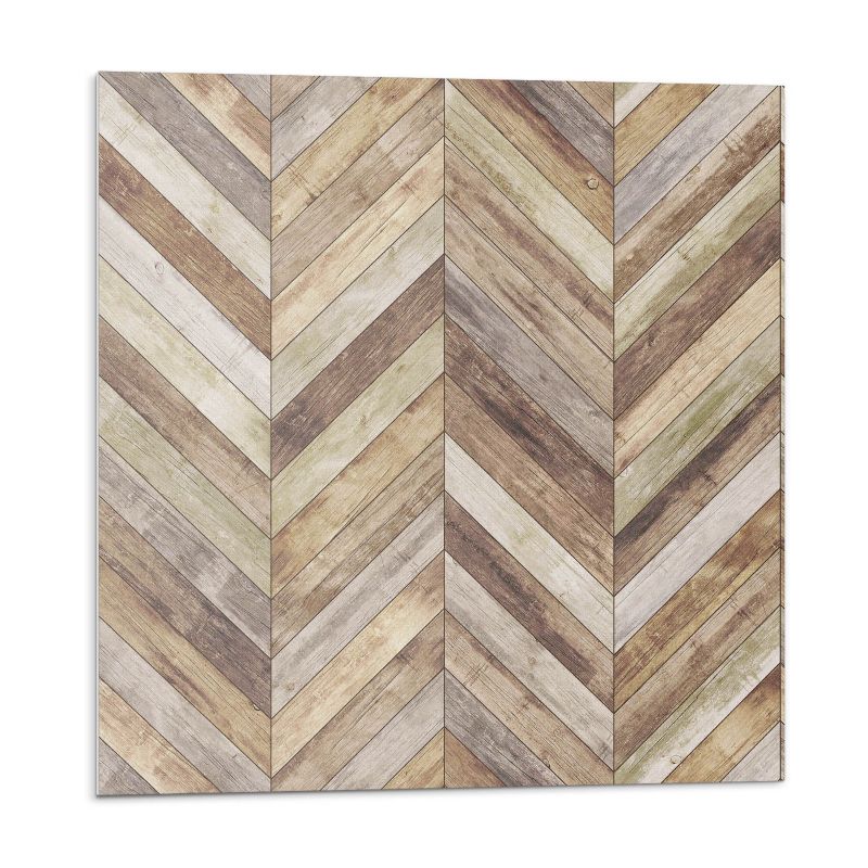 Kafelki samoprzylepne Wallfluent 20x20 cm Deski w jodełkę na stylowym tle 20 szt.