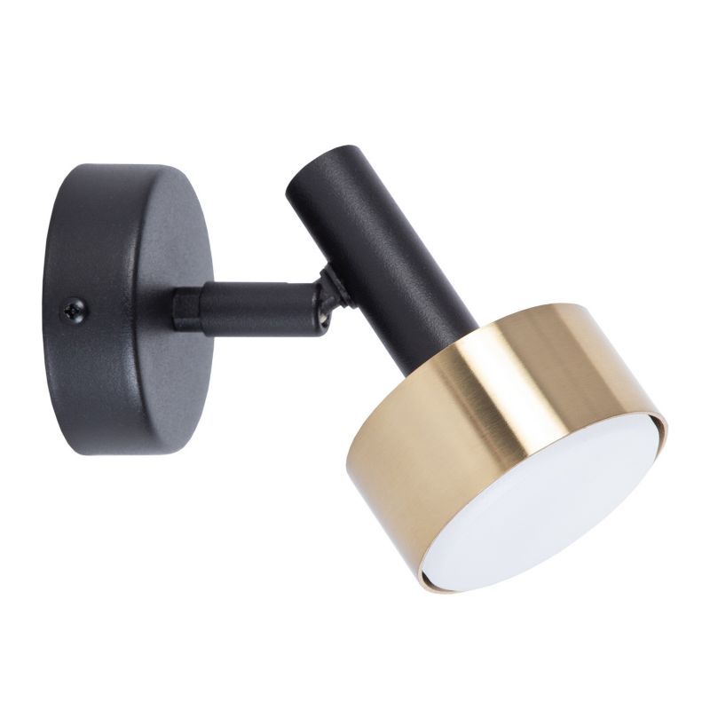 Spot sufitowy Sigma Lighting Stamp czarno-złoty 1 x GX53 x IP20 wym: 11,5 x 8 x 14,6 cm - 1 szt.