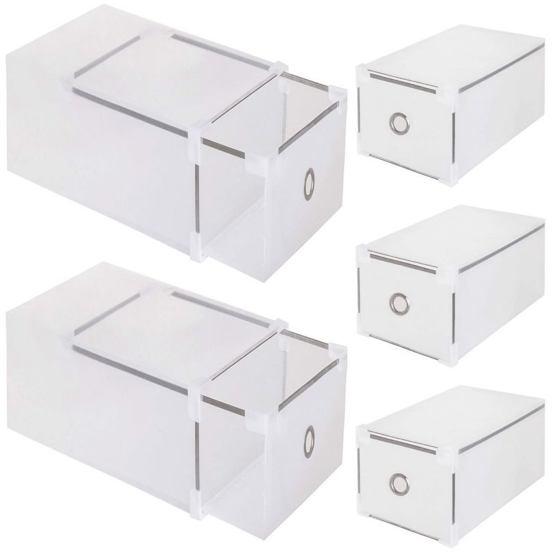 Organizery na buty Springos 28x18x18 cm z otwieraną klapą 5 szt.