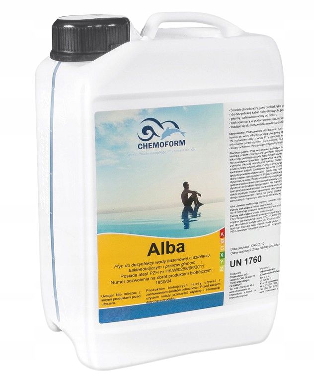 Chemia basenowa, Pool Systems, Chemoform, Antyglon, Alba, 3L