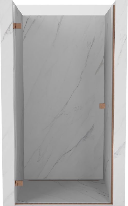 Drzwi prysznicowe Mexen Lunar-B miedź szczotkowana 80x200 cm 1 szt.