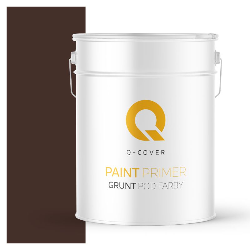 Grunt pod Farbę Elewacyjną Q-Cover Czekoladowy brąz RAL8017 10L