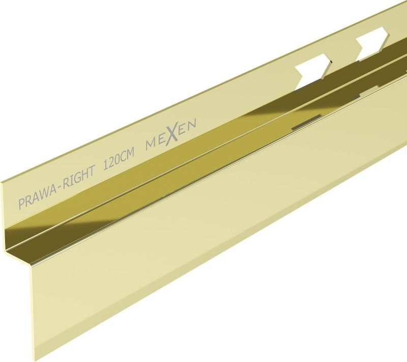 Listwa spadkowa Mexen Line-B złota 120 cm prawa 1 szt.