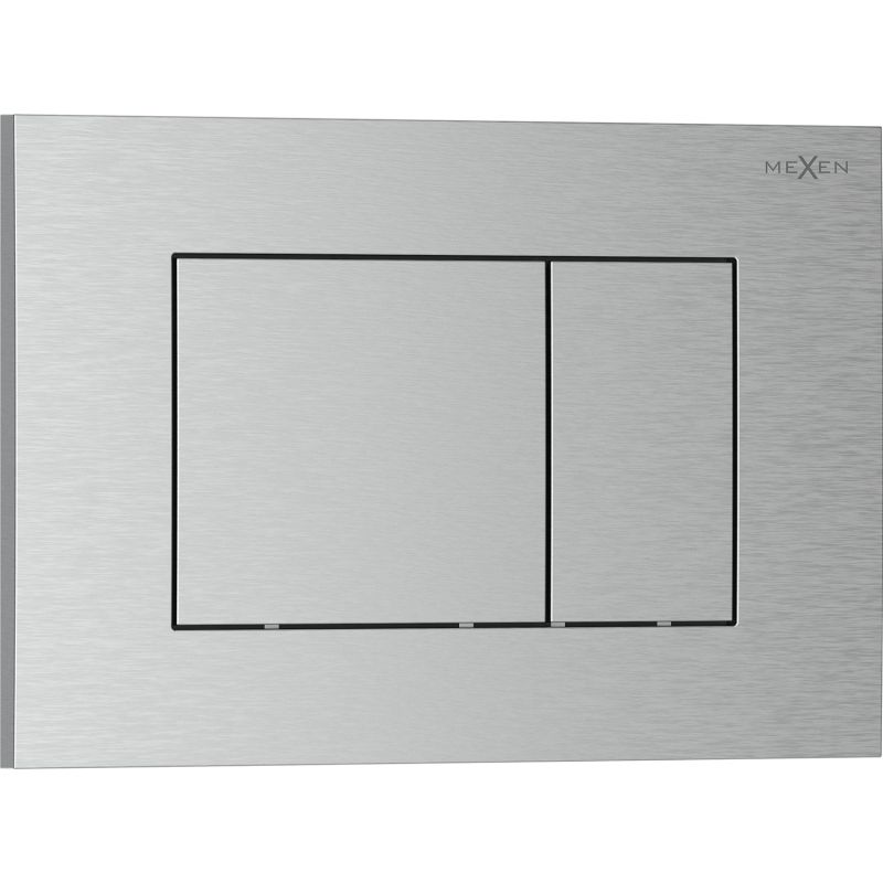 Przycisk spłukujący Mexen Tex 02 Nikiel szczotkowany 1 szt.