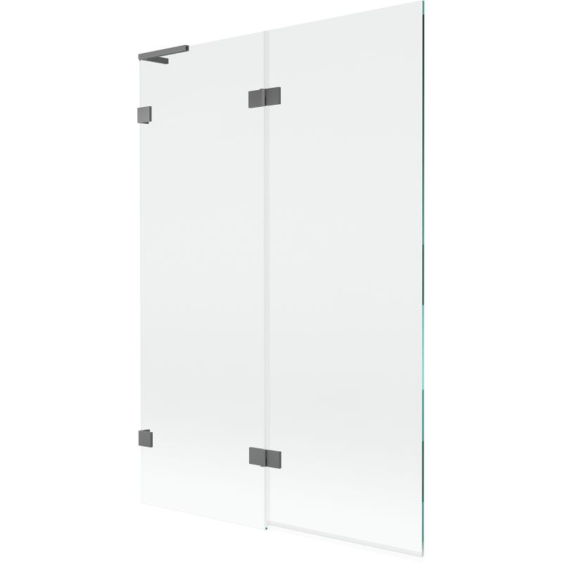 Parawan nawannowy 2-skrzydłowy Mexen Lunar gun metal 120x150 cm 1 szt