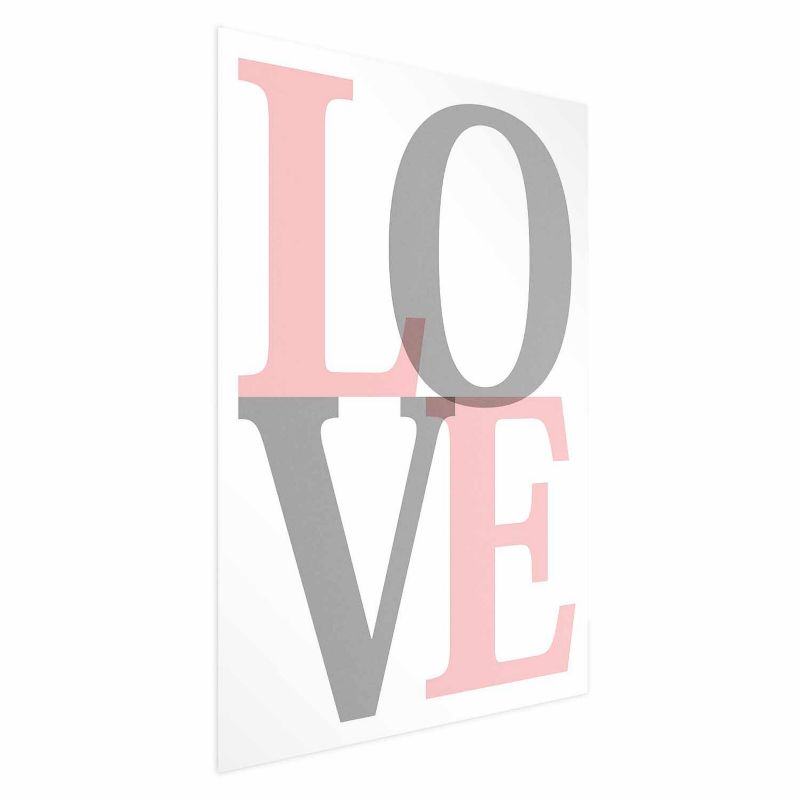 Plakat Artgeist Szara miłość 29,7x42 cm bez ramy 1 szt