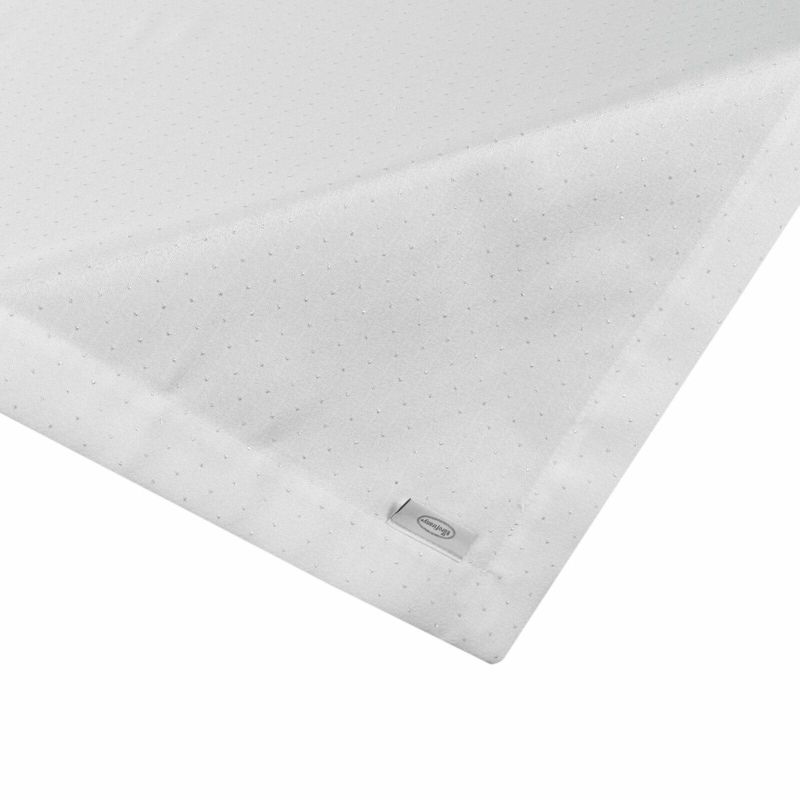 Obrus ELLEN Eurofirany 85 x 85 cm biały zdobiony drobnymi srebrnymi kropkami i elegancką listwą szt. 1