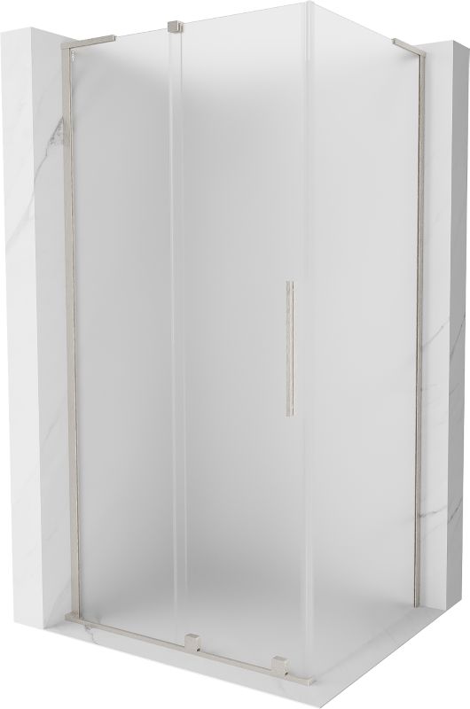 Kabina prysznicowa Mexen Velar L rozsuwana 100 x 120 cm szron nikiel szczotkowany 1 szt.