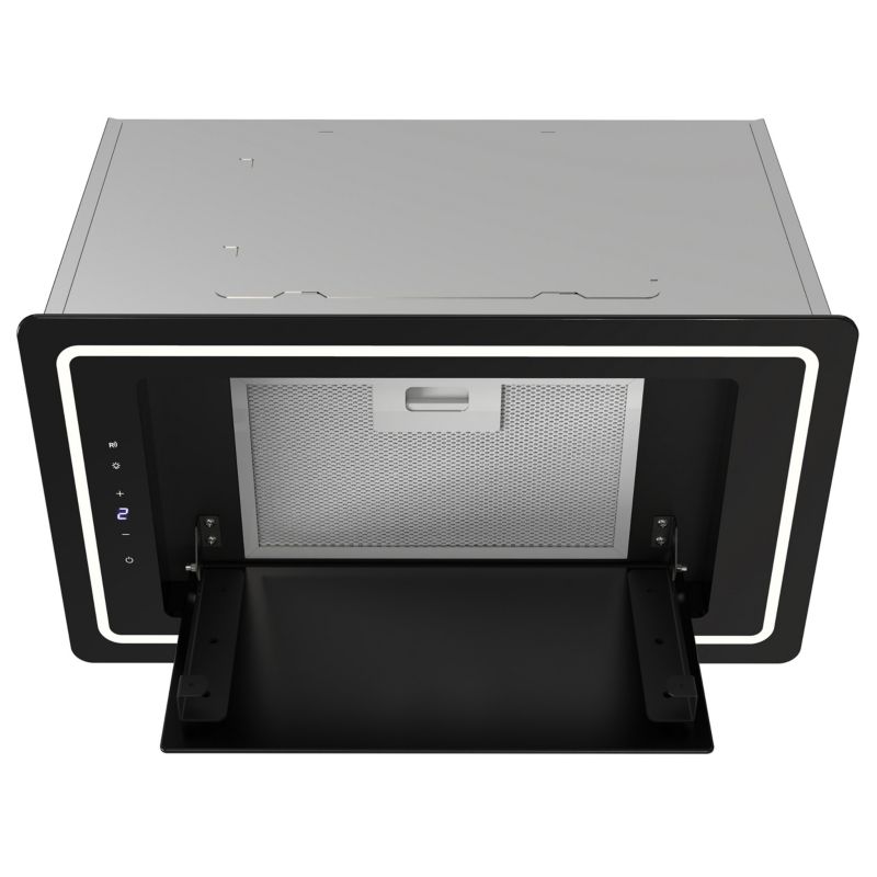 Okap kuchenny do zabudowy Berdsen BT-239 podszafkowy 52cm czarny 1szt.