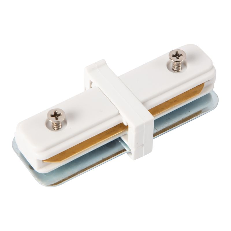 Łącznik prosty do szyny Milagro Track 1-obwodowy biały