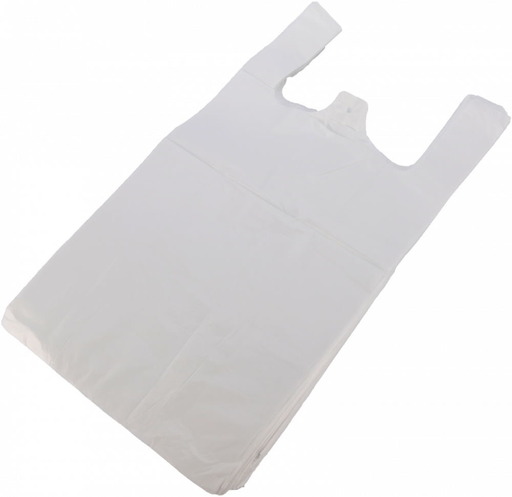 Reklamówki plastikowe Sarantis, 25x45 cm, 100 sztuk, bezbarwny