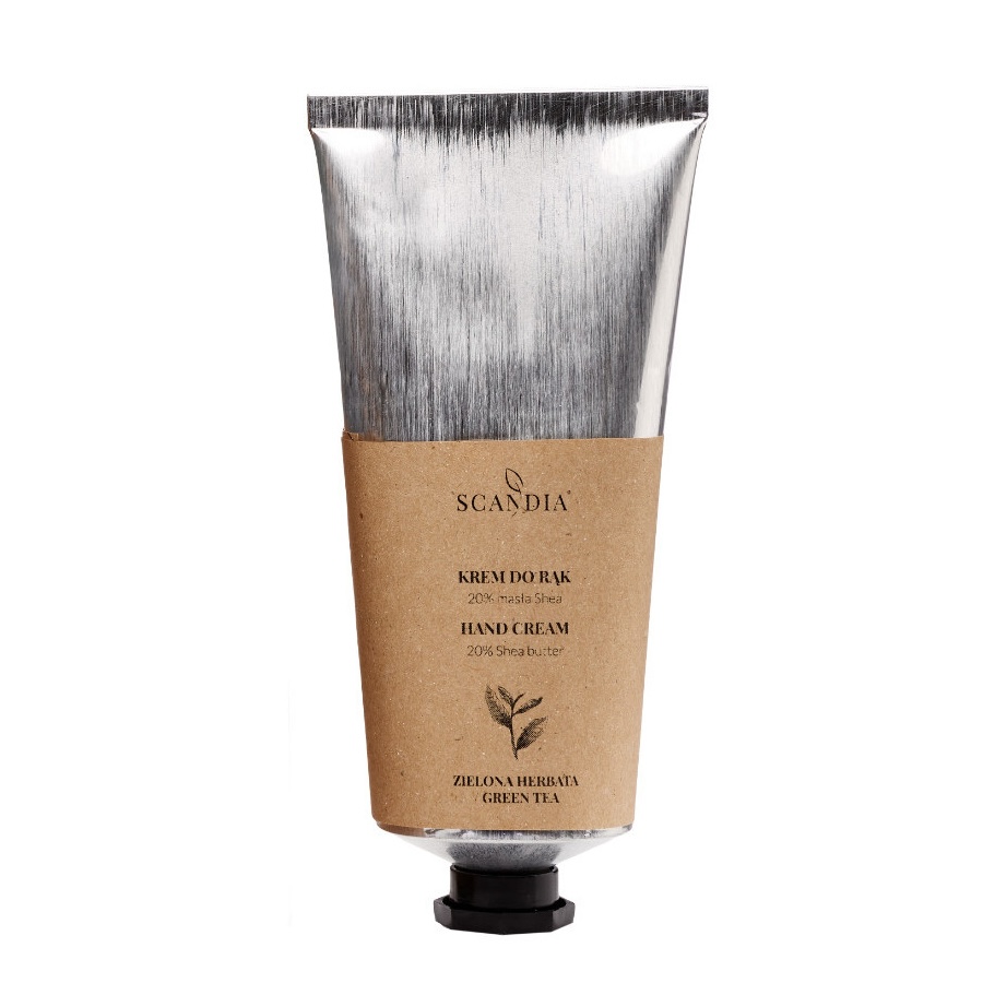 Scandia Scandia krem do rąk z masłem shea, Zielona Herbata 70ml 24h