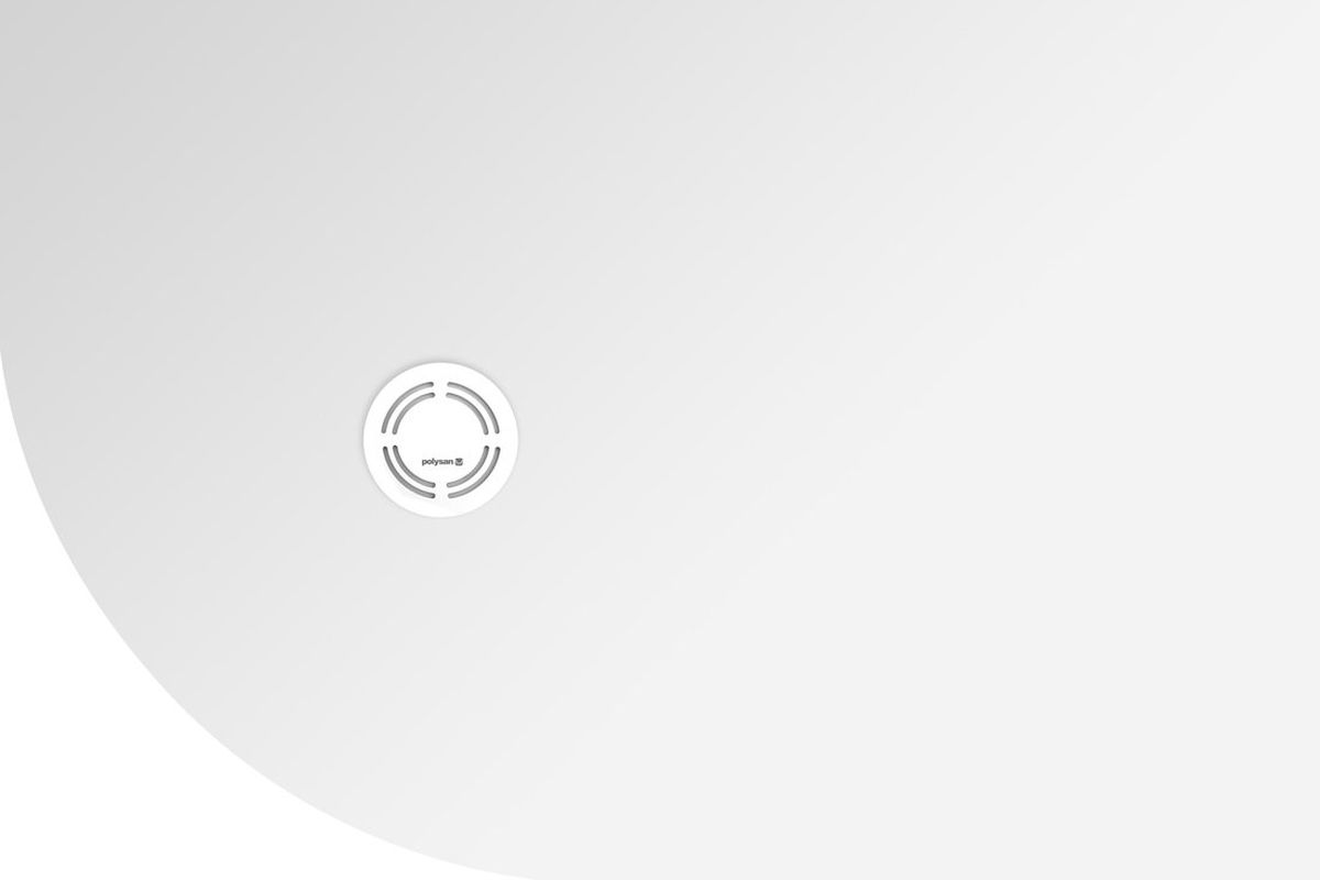 Polysan Flexia brodzik 120x80 cm półokrągły prawy biały 91291