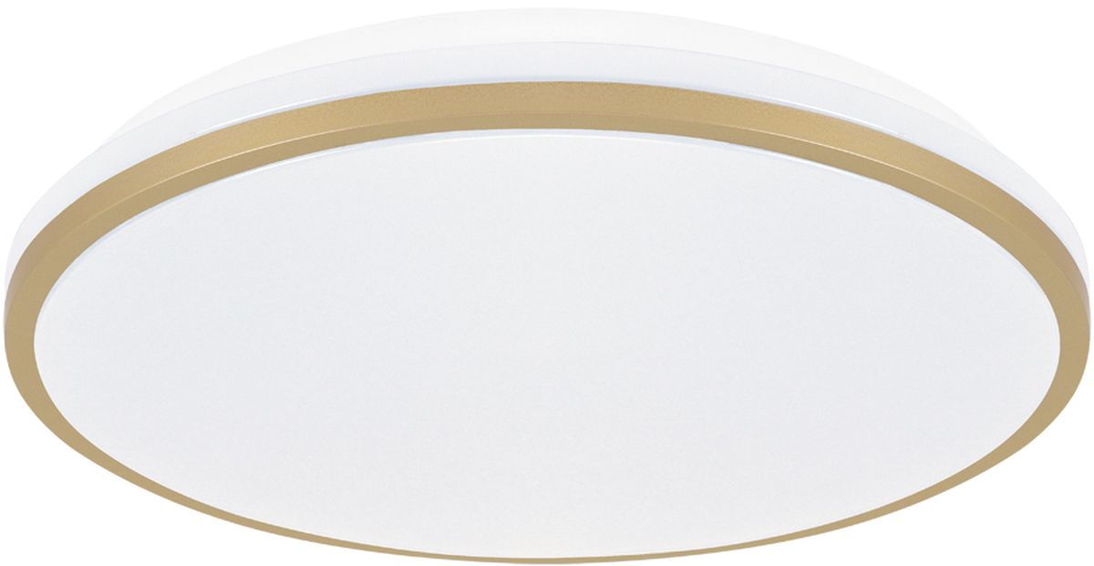 Strühm Linus plafon 1x12 W biały-złoty 04346