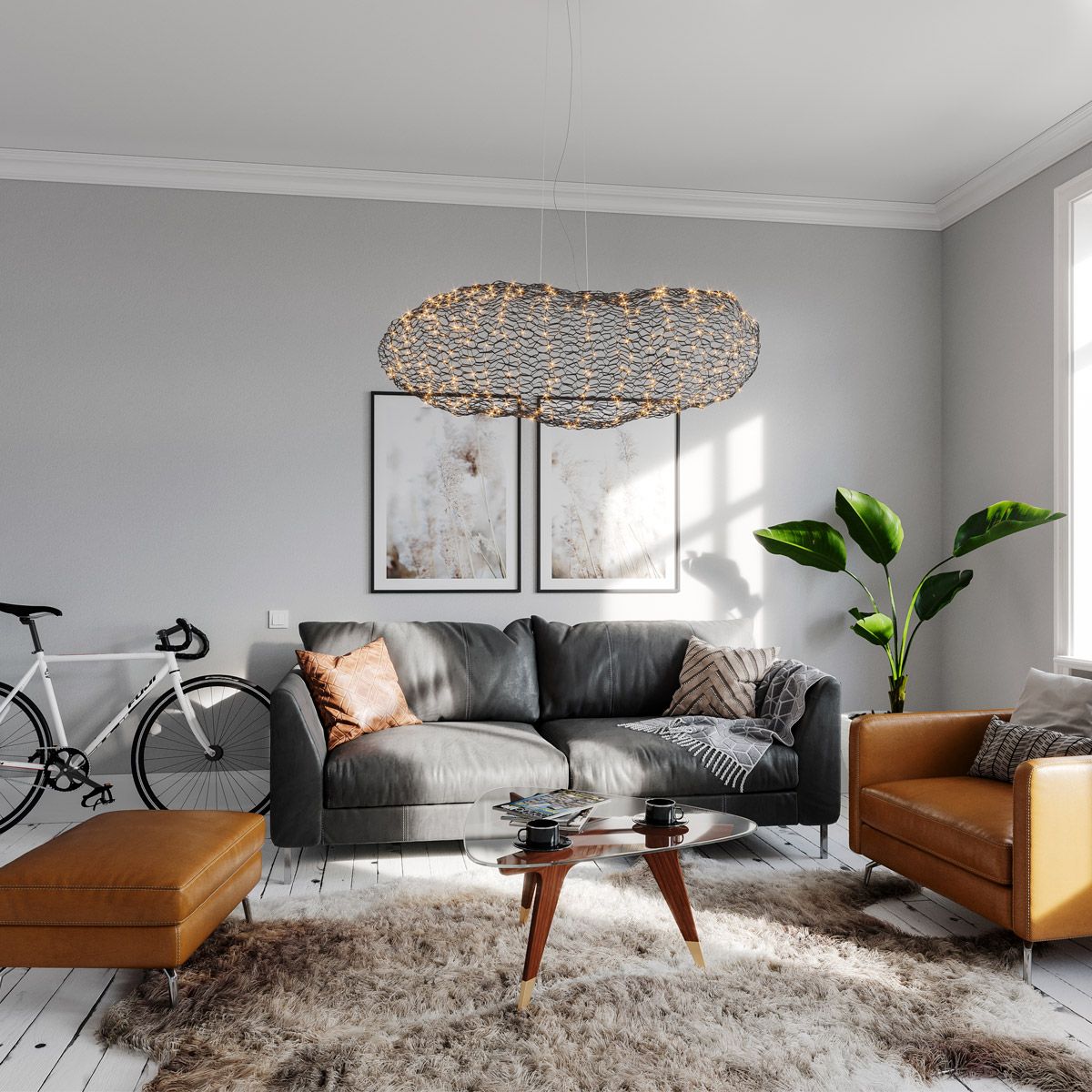 By Rydéns Hayden lampa wisząca 15W LED czarny mat 4201250-4002