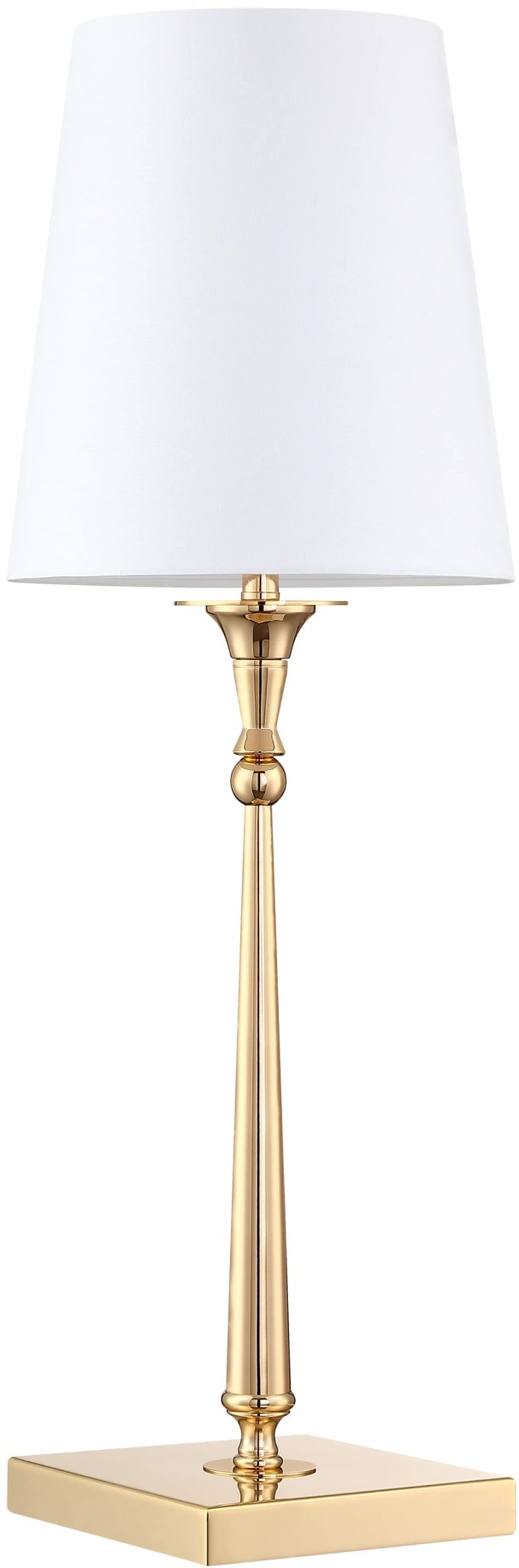 CosmoLight Austin lampa stołowa 1x40W biały/złoty T01227AU-WH