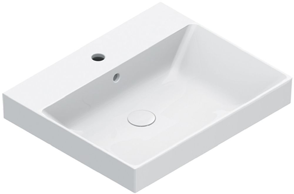 Catalano Zero umywalka 60x50 cm prostokątna ścienna biała 0120601001