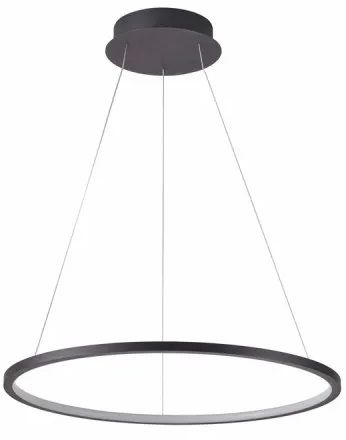 Italux Vinola lampa wisząca 1x24 W czarna PND-56135B-040RPC-BK-3KS4K