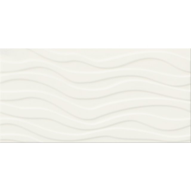 Płytka ścienna MARGARET white lines structure mat 29,7x60 gat. II