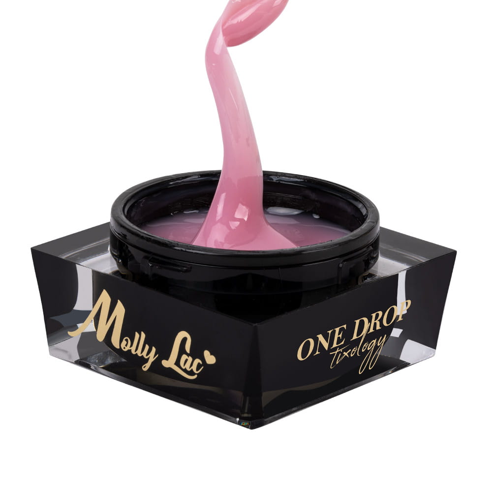 Żel budujący z tiksotropią MollyLac One Drop Tixology Mild Rose 5 g