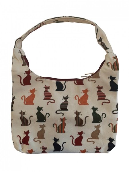 Torba na ramię gobelinowa 28x38 wz. Filemon ecru