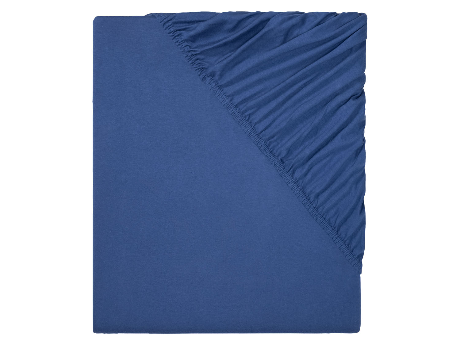 Livarno home Prześcieradło z dżerseju z gumką, 180-200 x 200 cm Ciemnoniebieski