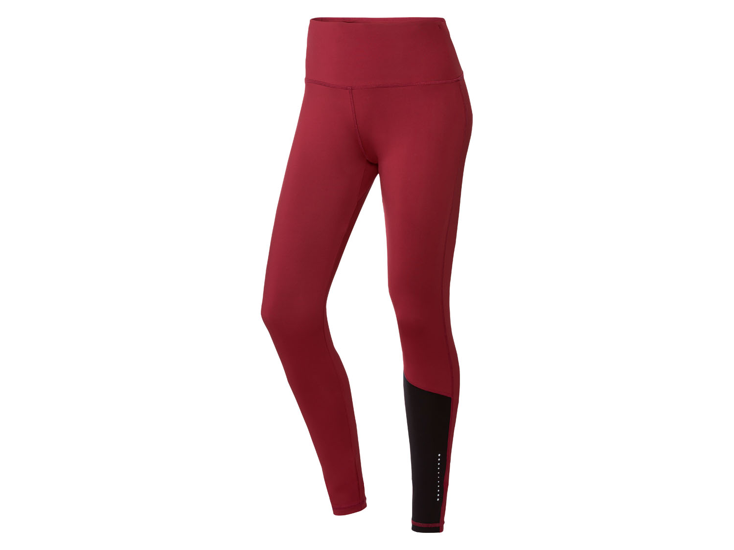 Crivit Legginsy sportowe damskie Czarny/bordowy, M40/42