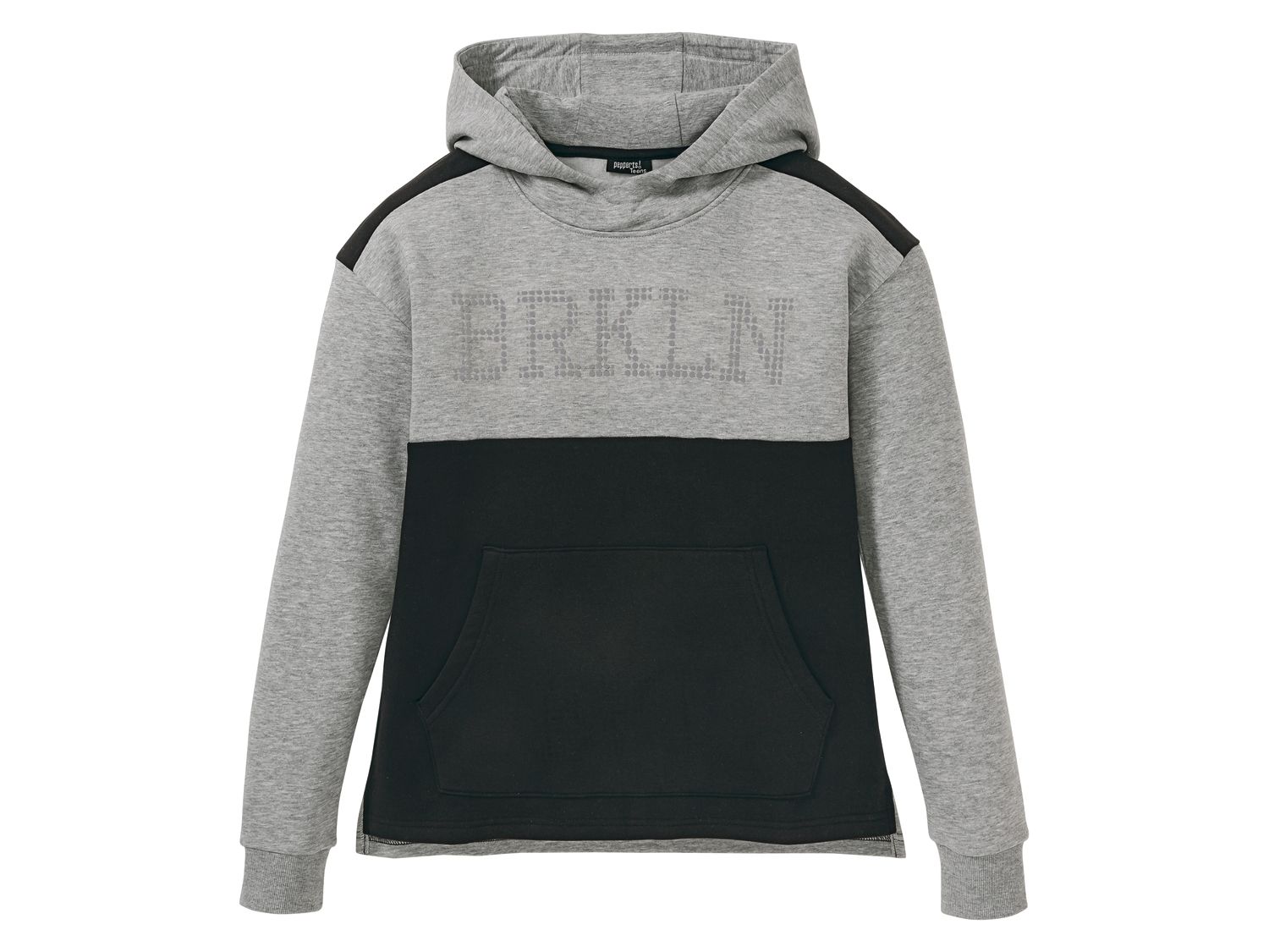 pepperts! Bluza dresowa chłopięca Czarny/ szary, 158/164