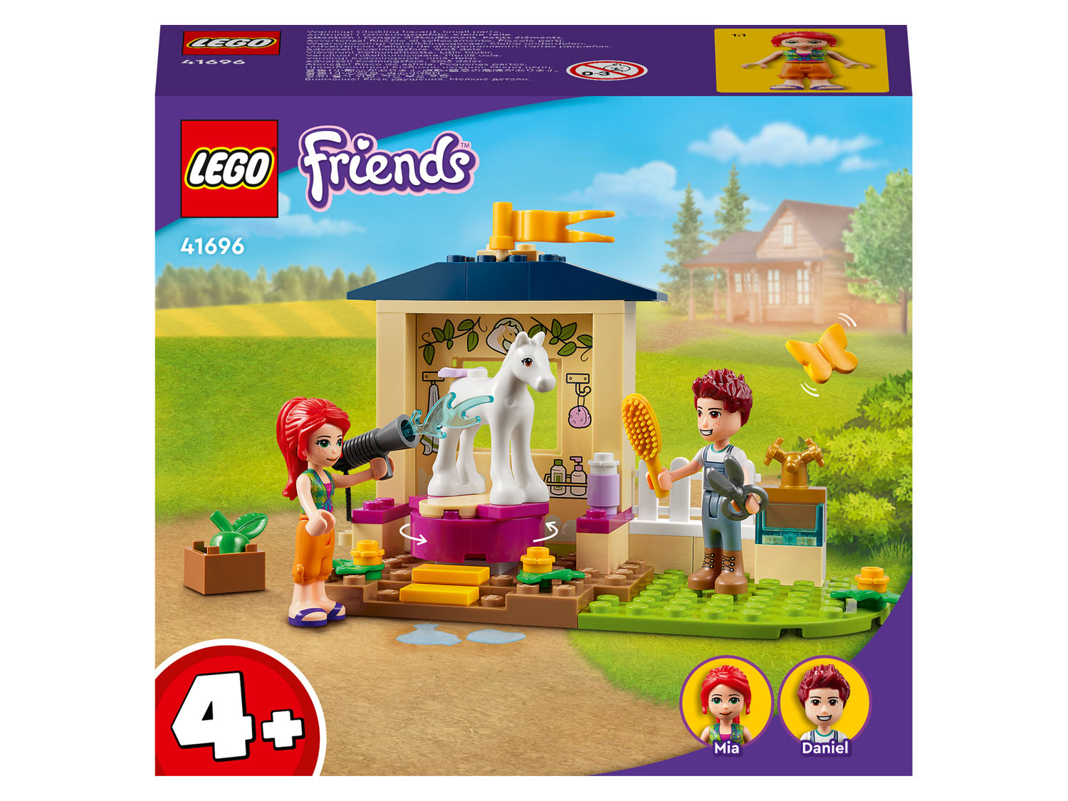 Lego Friends 41696 Kąpiel dla kucyków w stajni