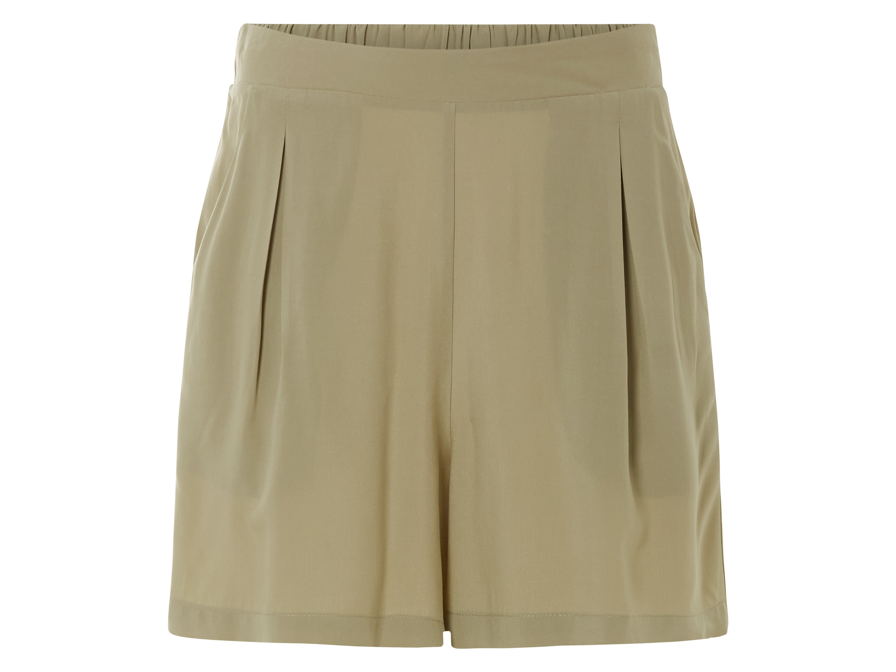 esmara Szorty damskie z wiskozy Khaki, S 36/38