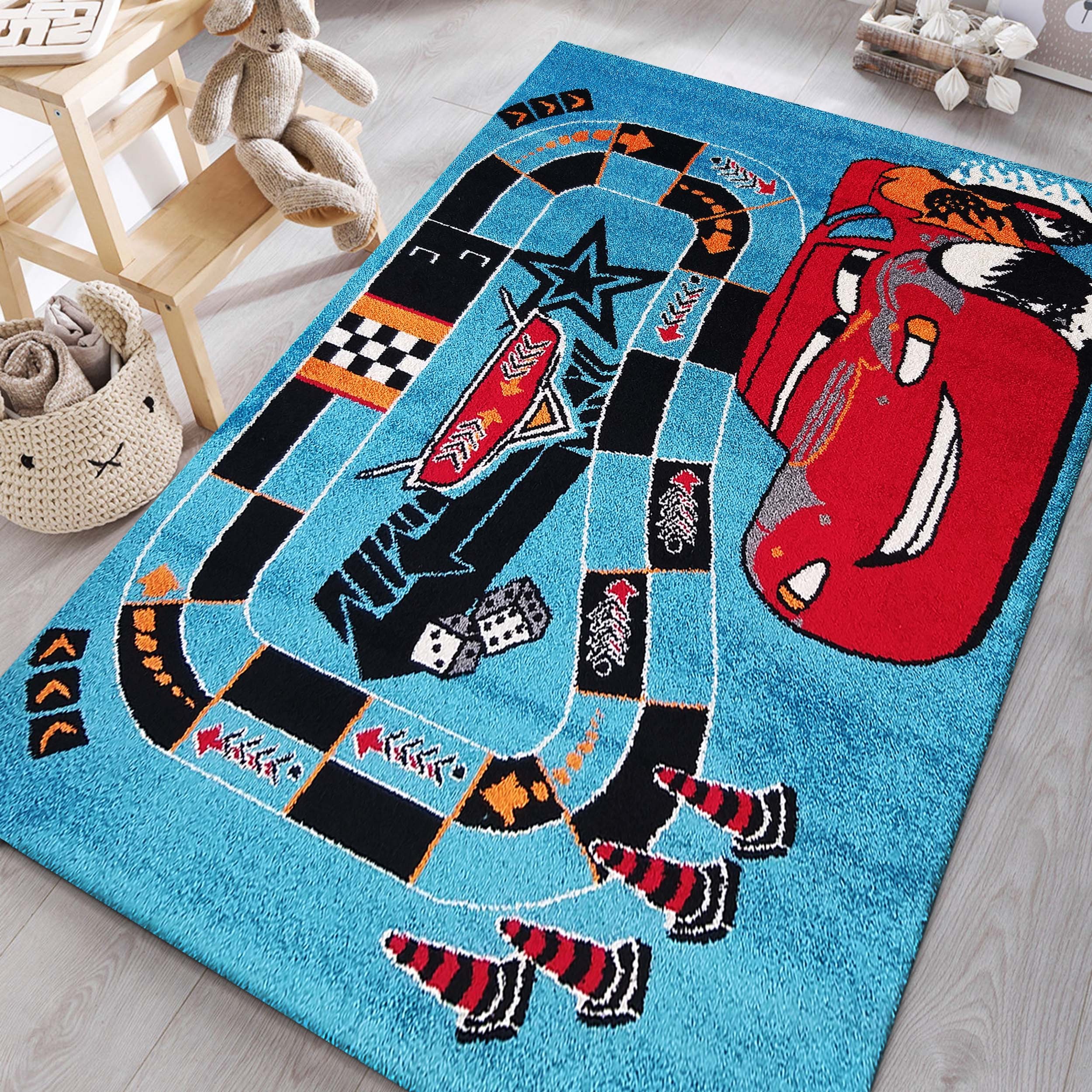 Dywan dziecięcy - 200 x 290 cm - Niebieski - Dywanopol