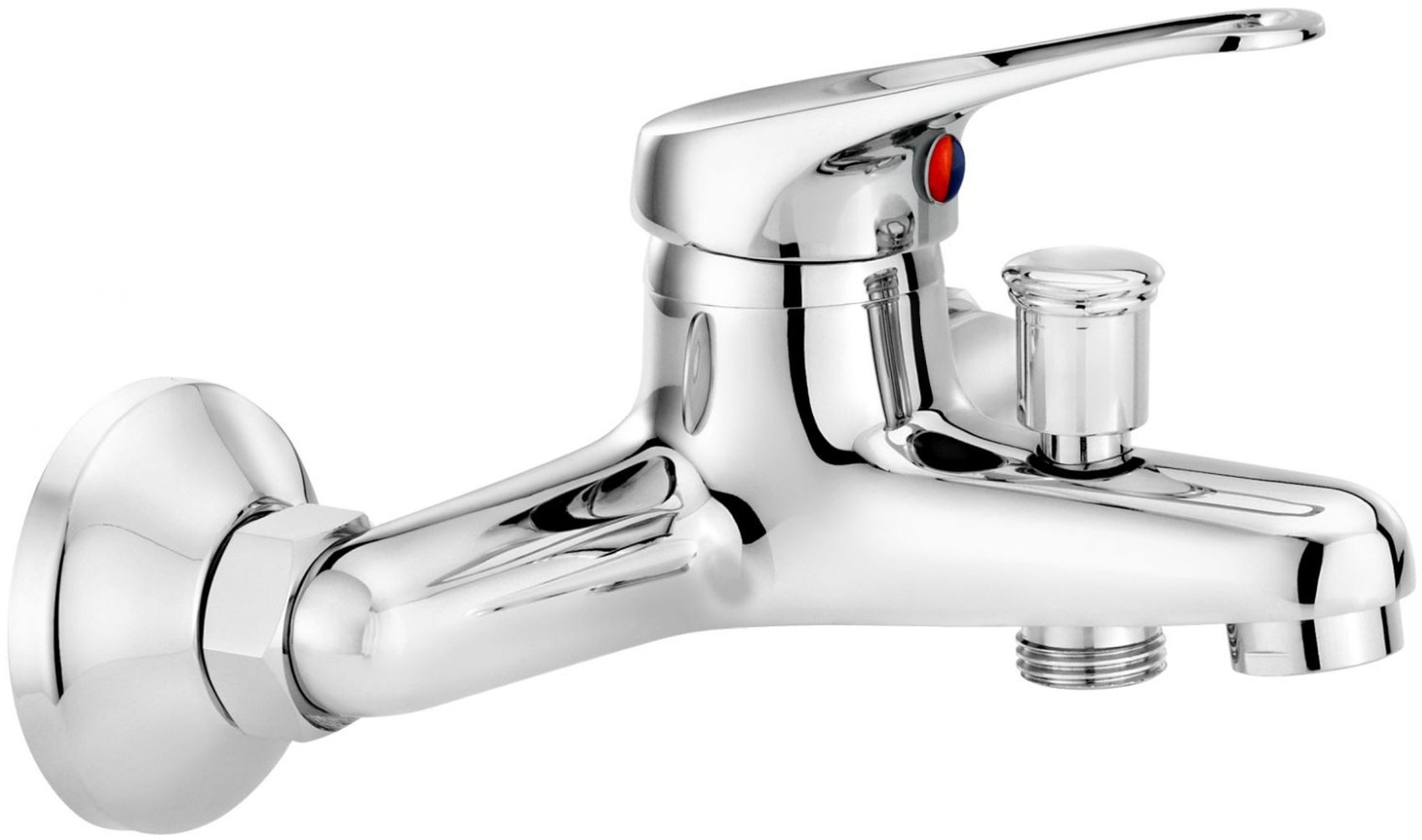 Darmowa Dostawa - Bateria wannowo-prysznicowa ścienna chrom Deante Neo Lobo BYU010M