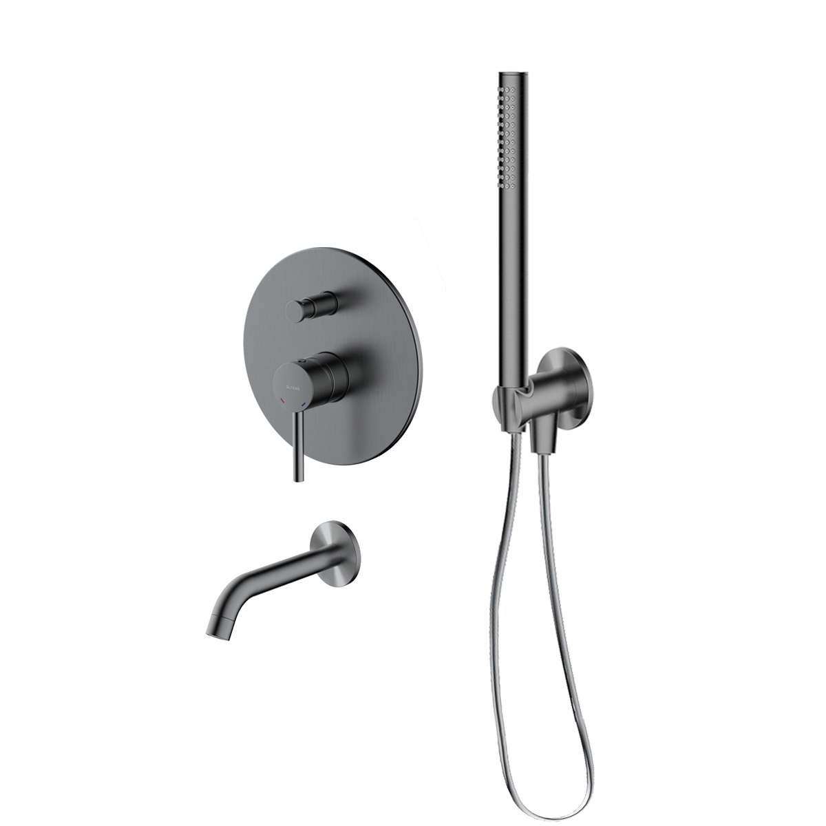 Darmowa Dostawa - Zestaw wannowo-prysznicowy podtynkowy grafit Oltens Molle 36602400