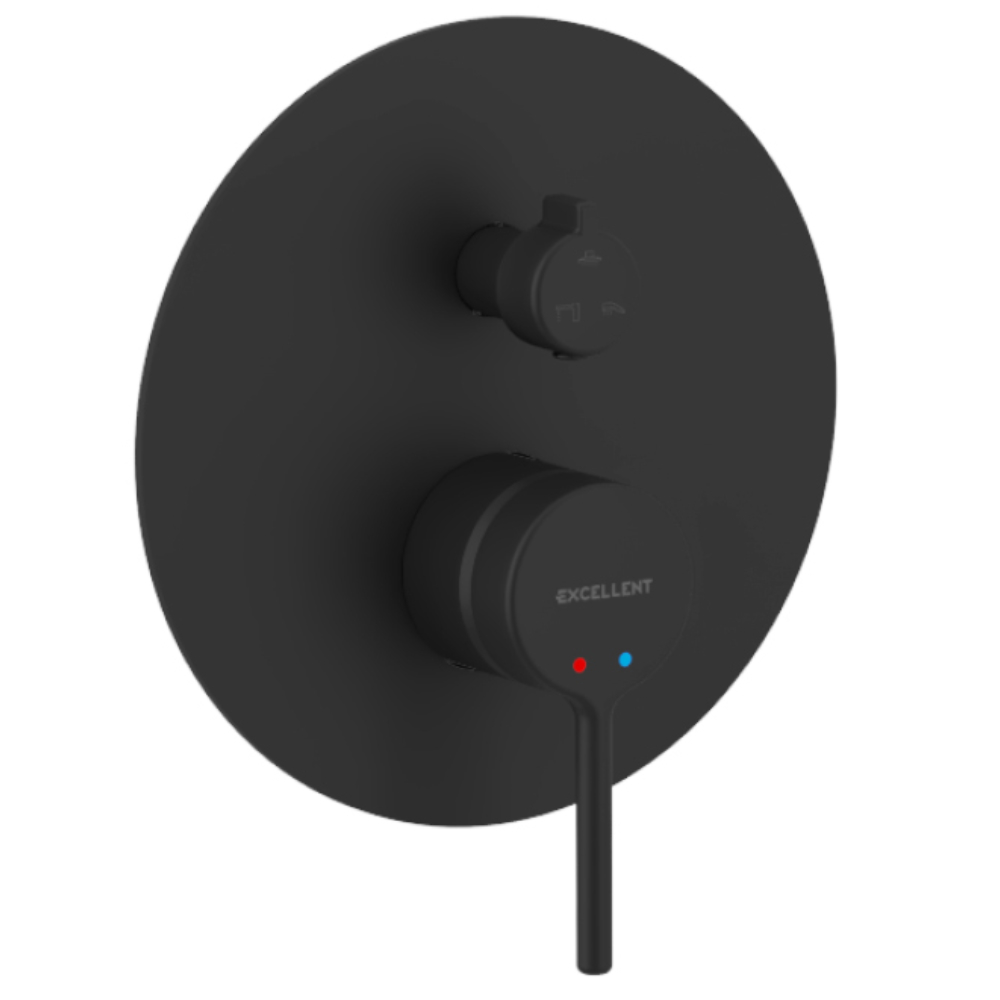 Darmowa Dostawa - Bateria wannowo-prysznicowa podtynkowa czarna Excellent Pi AREX1247BL