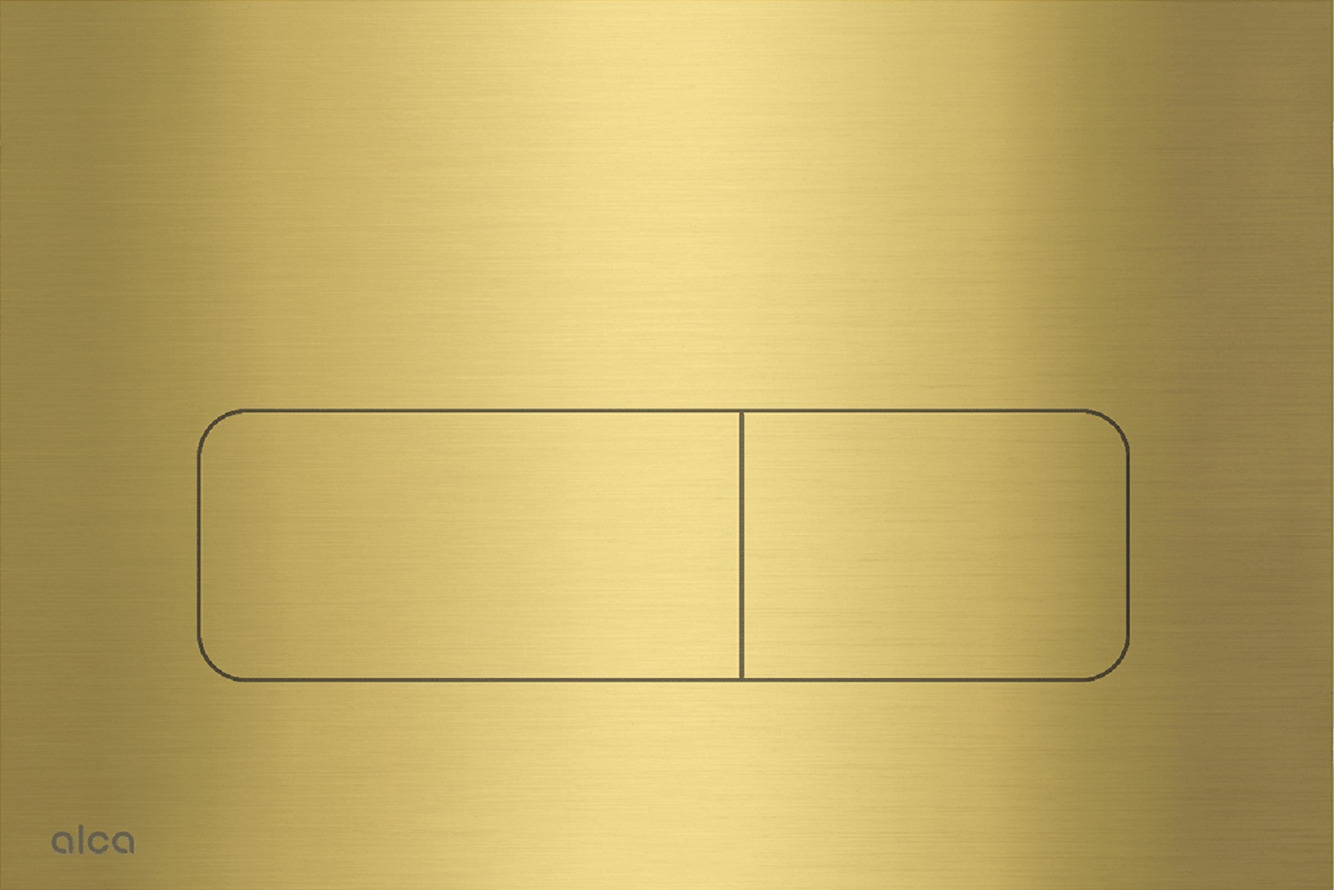 Darmowa Dostawa - Przycisk spłukujący do wc złoty Alca Flat MOONBRASS