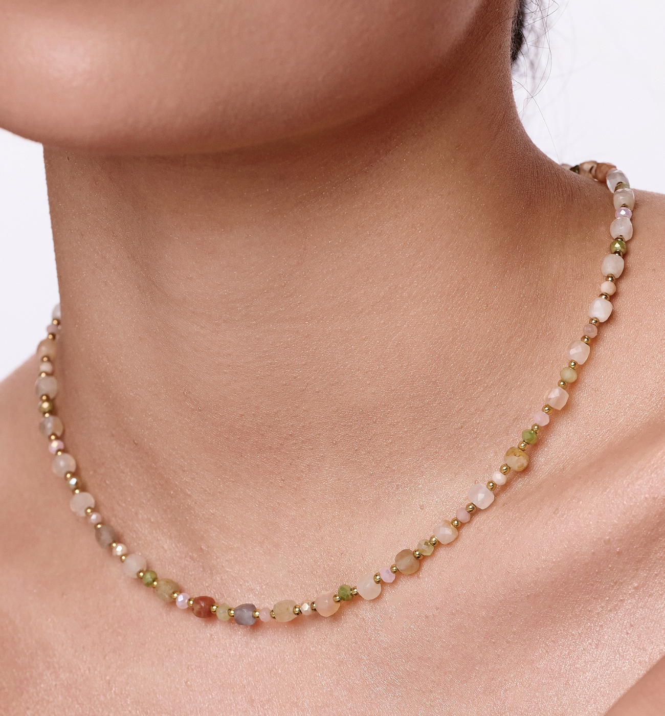 Naszyjnik z kamieniami słonecznymi NPA1467