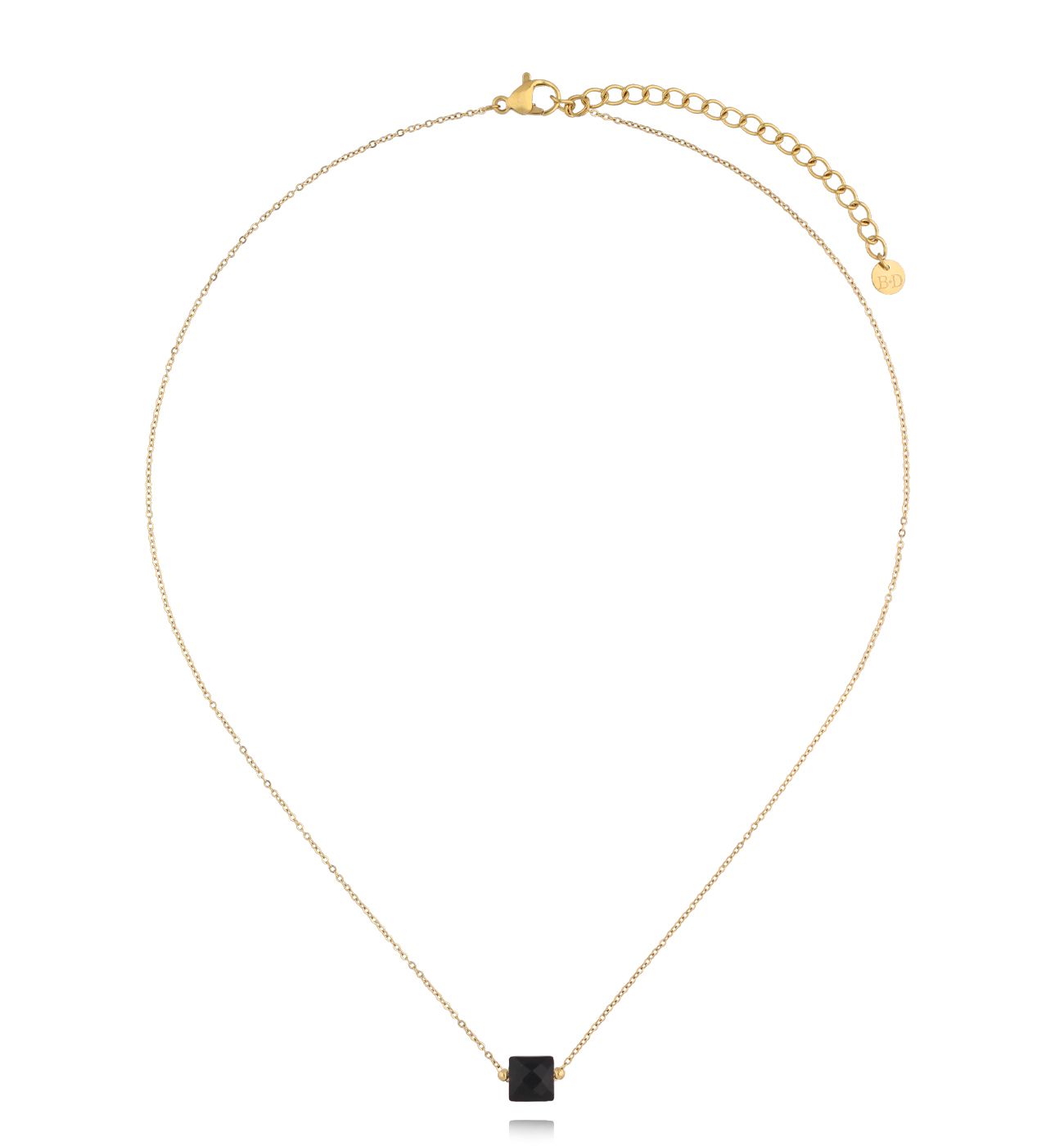 Naszyjnik z czarnym agatem Sunset at Seminyak - By Dziubeka